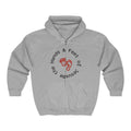 Tree of Ancestors Zip Hoodie — Roots & Hands Spiritual Nature Sweatshirt