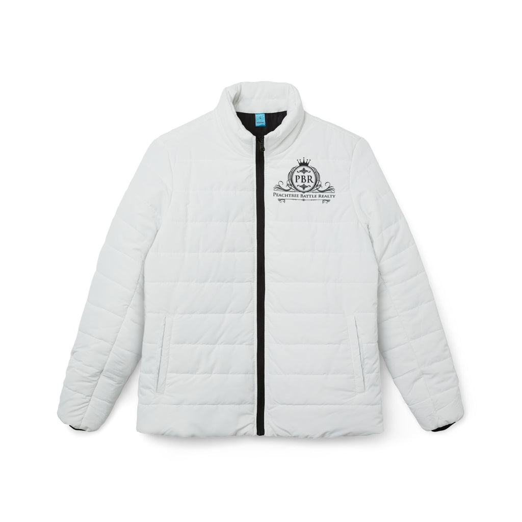 Women's Puffer Jacket — Classic Crest Logo Lightweight Quilted Coat