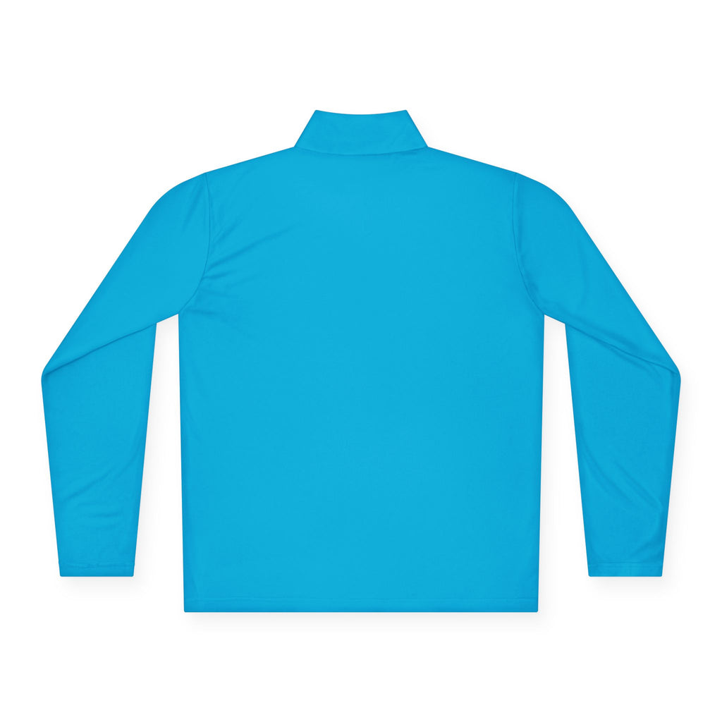 Quarter-Zip Pullover — Vintage Crest Logo Embroidered Chest