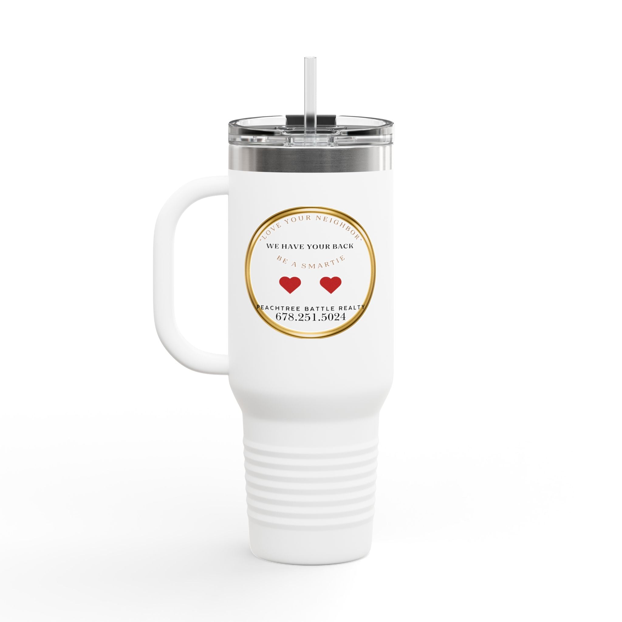 Insulated Travel Mug — PBR Yacht Club Crest 40oz Stainless Tumbler