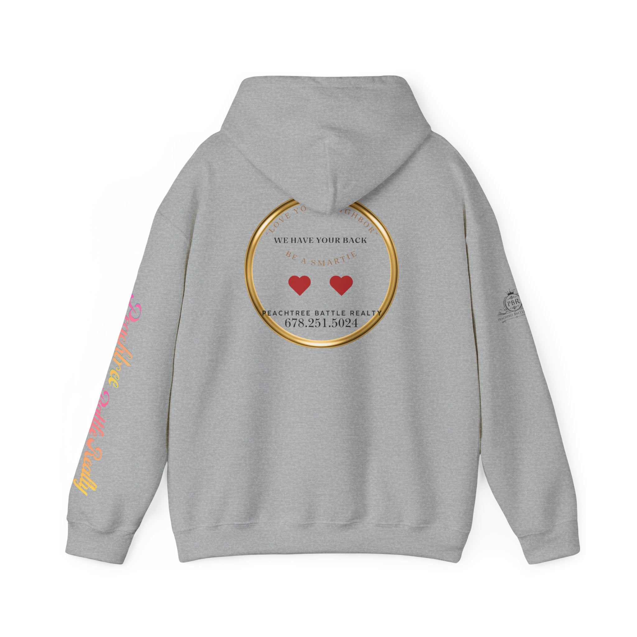 Hoodie — "In a World Full of Dum Dums, Be a Smartie" Supportive Real Estate Logo Hoodie