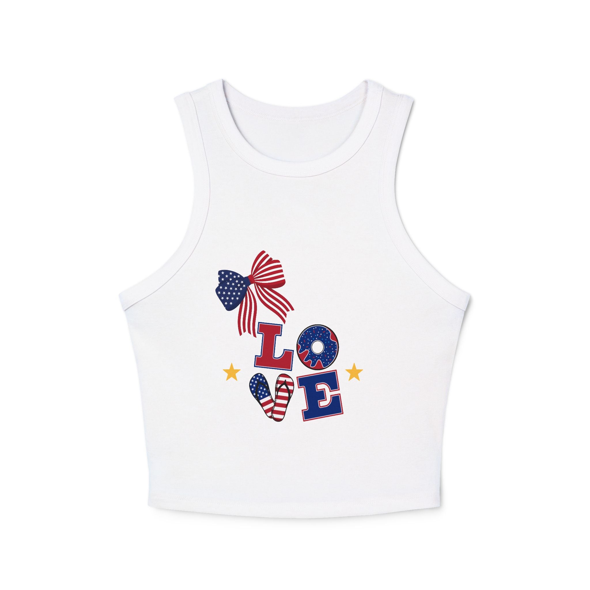 Women's Micro Rib Racer Tank Top