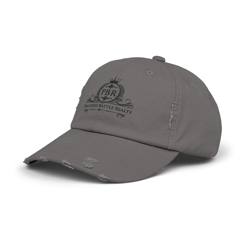 Distressed Baseball Cap — Peachtree Battle Realty (PBR) Logo Patch