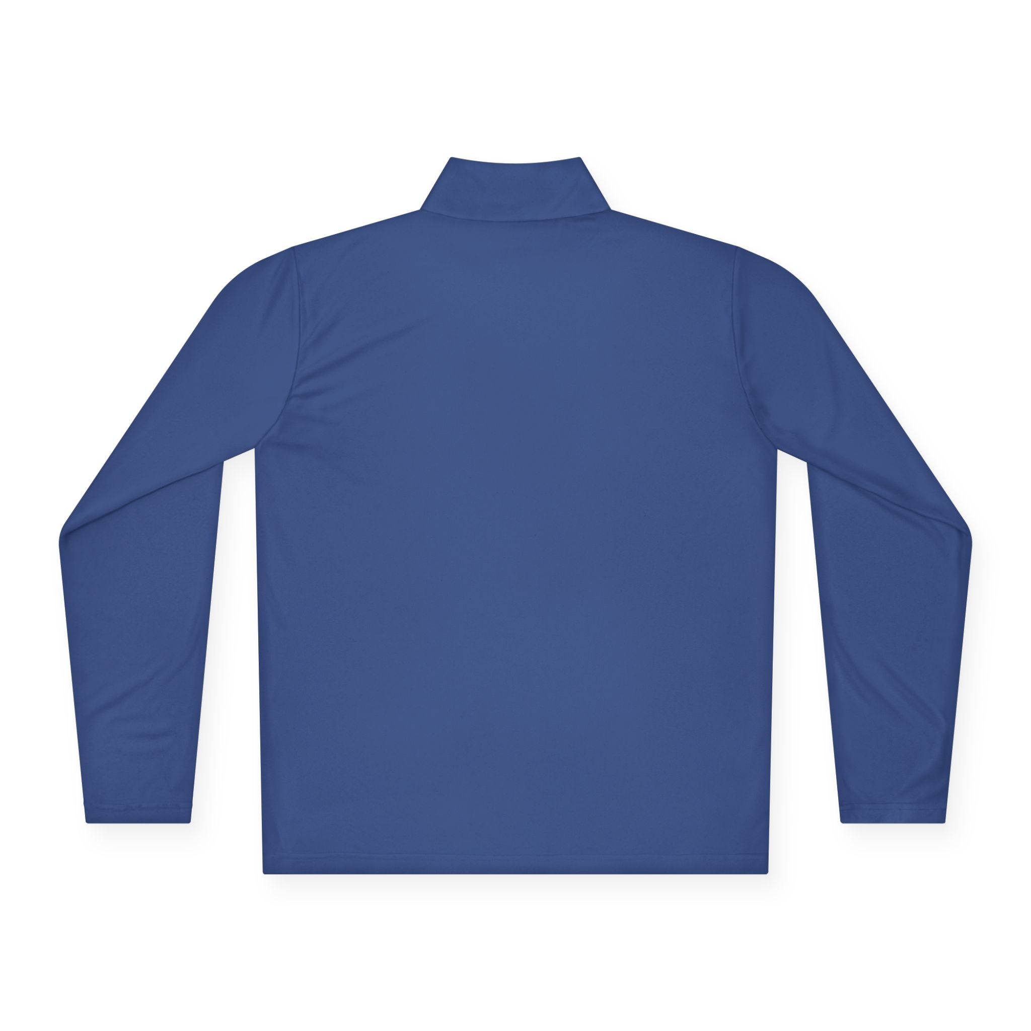 Quarter-Zip Pullover — Vintage Crest Logo Embroidered Chest
