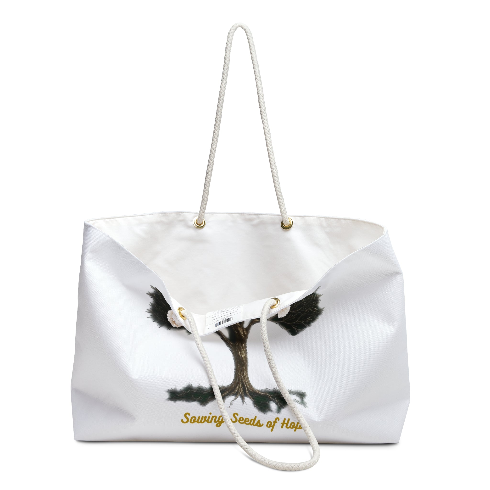 Weekender Bag – Green Olive Tree Farms «Sowing Seeds of Hope» | Healing From the Earth Tote