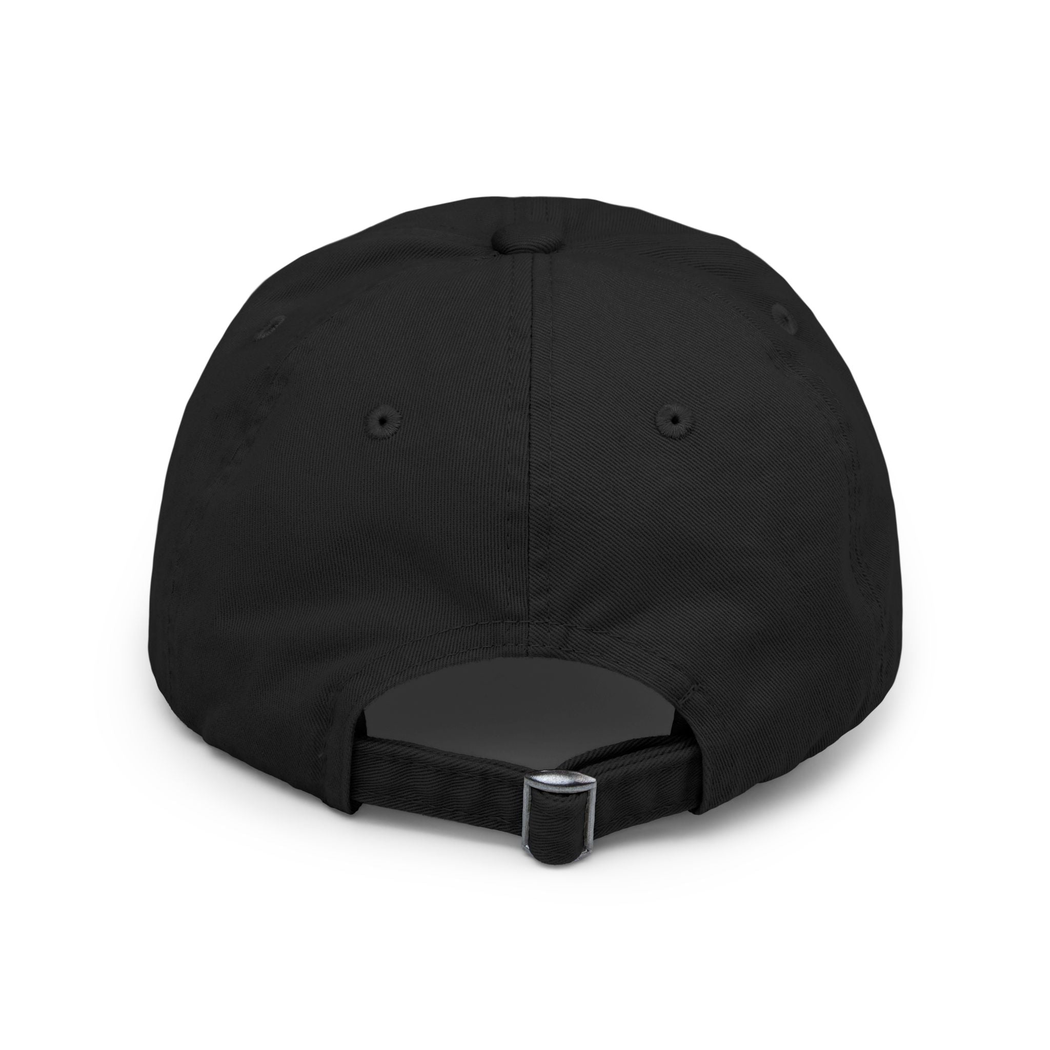 Distressed Baseball Cap — "Green Olive Tree Farms" Retro Script
