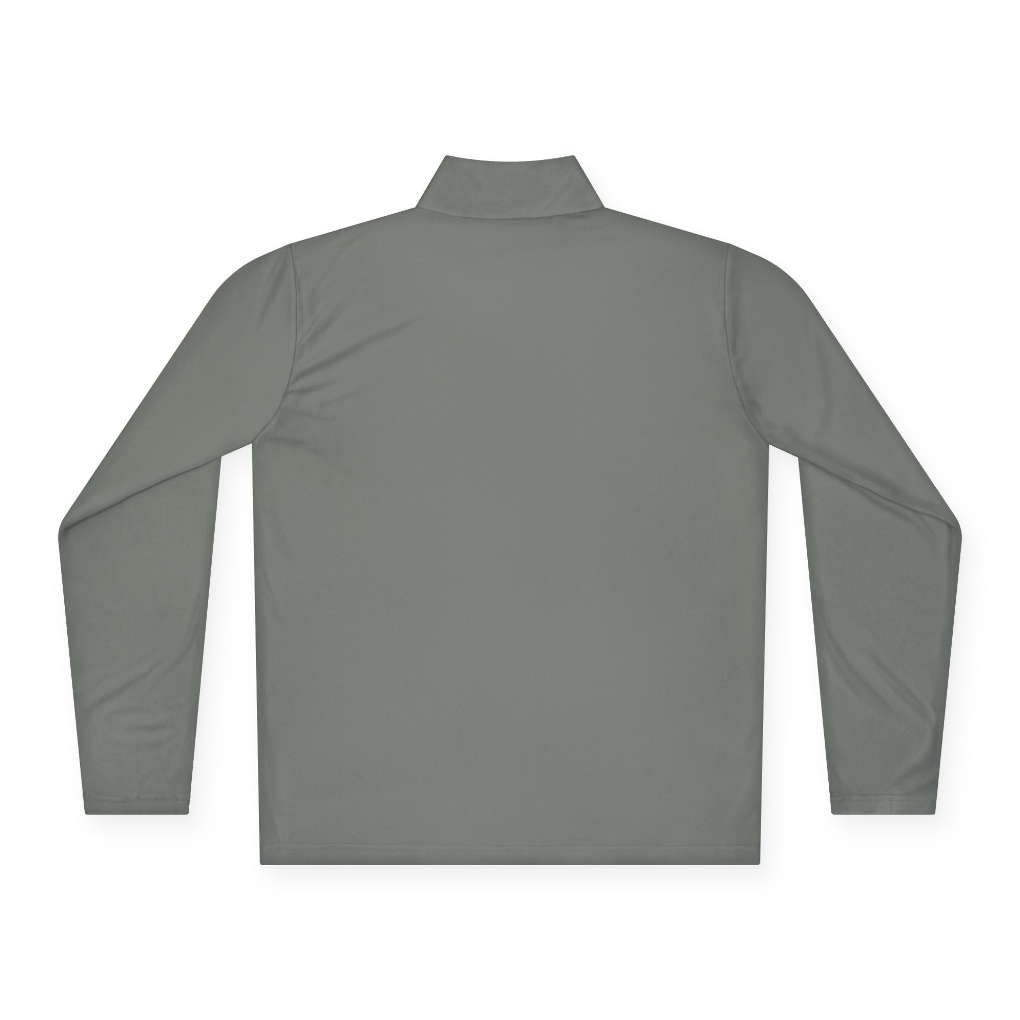 Quarter-Zip Pullover — Vintage Crest Logo Embroidered Chest