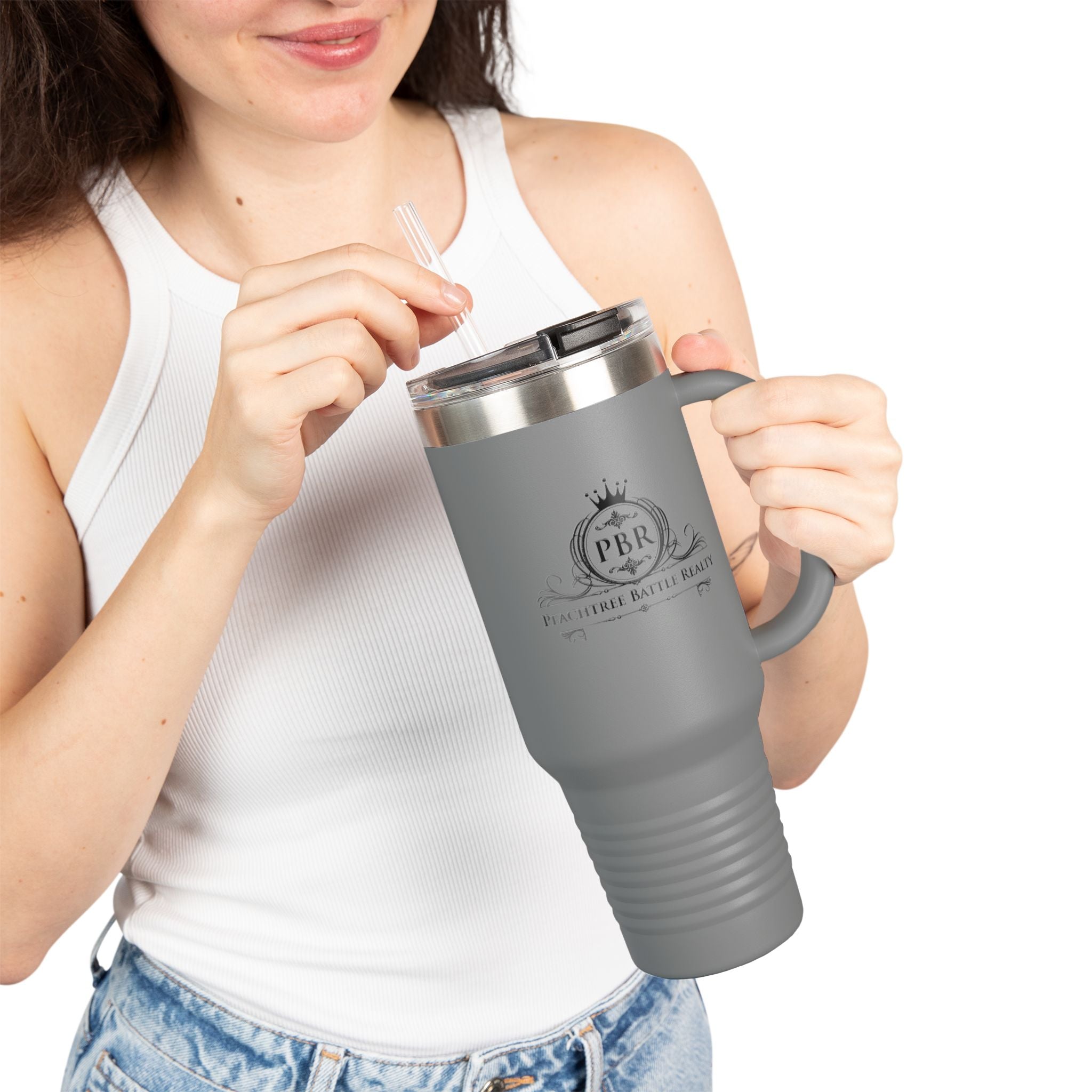 Insulated Travel Mug — PBR Yacht Club Crest 40oz Stainless Tumbler