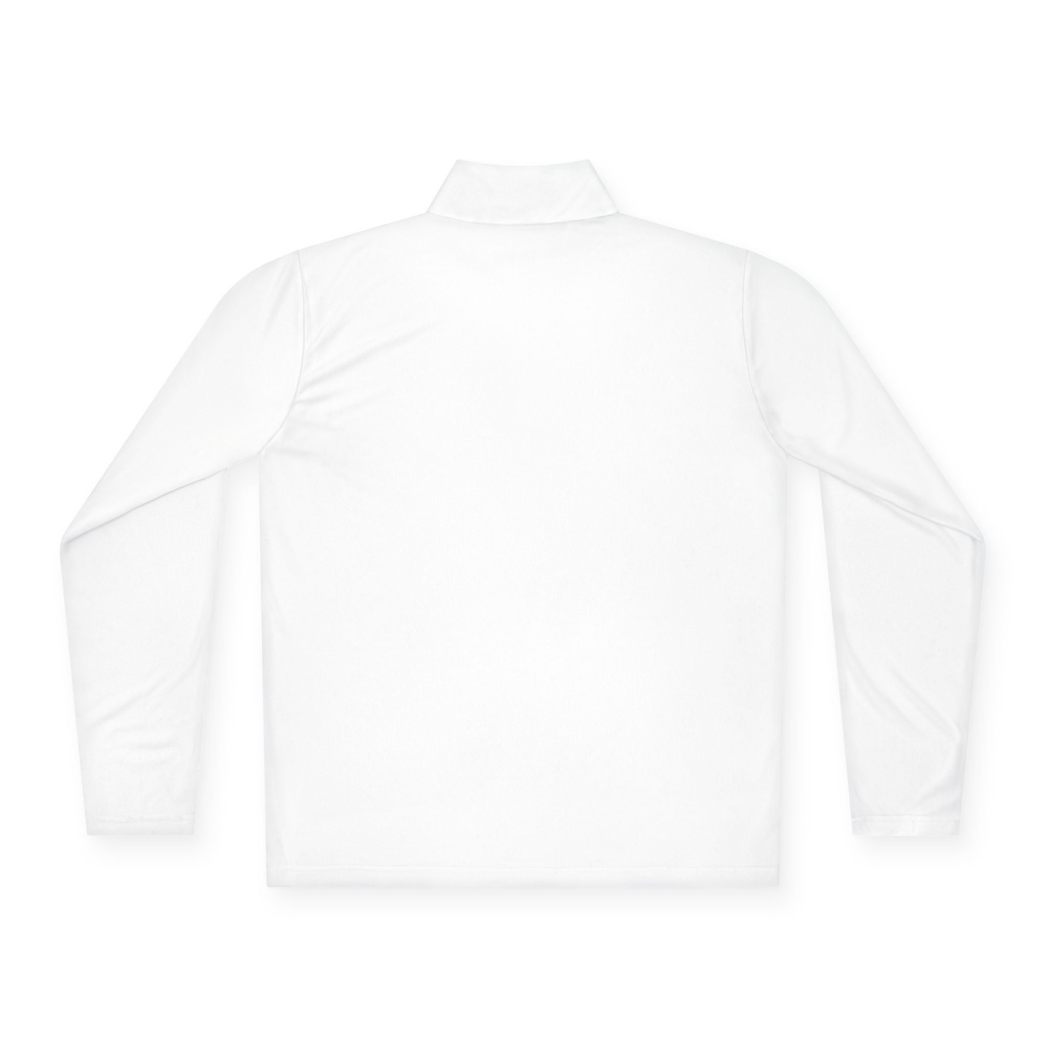 Quarter-Zip Pullover — Vintage Crest Logo Embroidered Chest