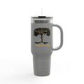 40oz Insulated Travel Mug – Green Olive Tree Farms Logo (Large Handle, Double-Wall Stainless)