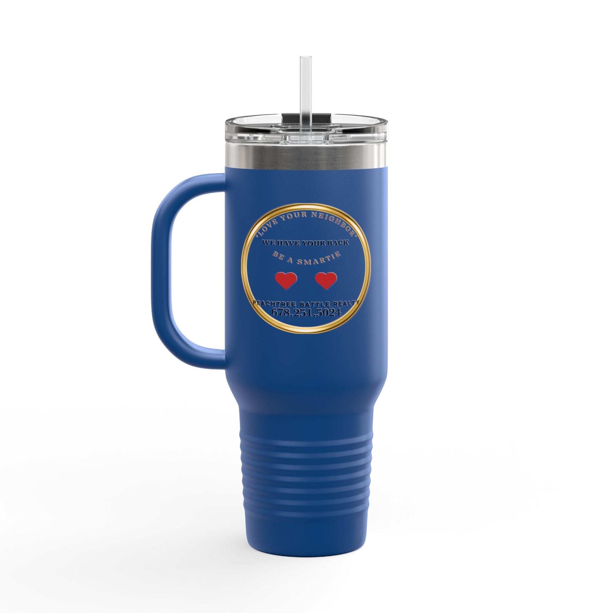 Insulated Travel Mug — PBR Yacht Club Crest 40oz Stainless Tumbler