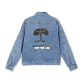 Denim Jacket — 'Not the Lab' Olive Tree Graphic Back Jacket