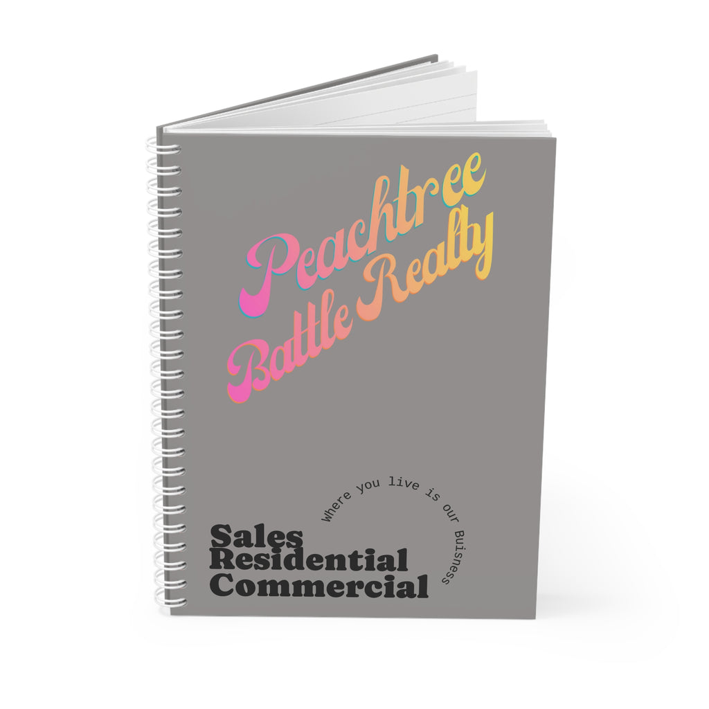 Peachtree Battle Realty Spiral Notebook — Branded Real Estate Journal for Agents & Clients