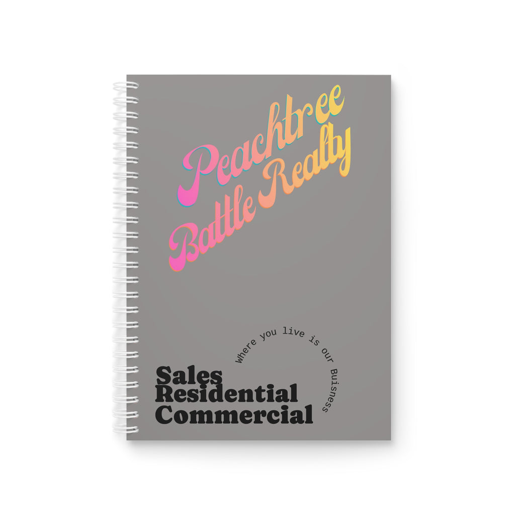 Peachtree Battle Realty Spiral Notebook — Branded Real Estate Journal for Agents & Clients