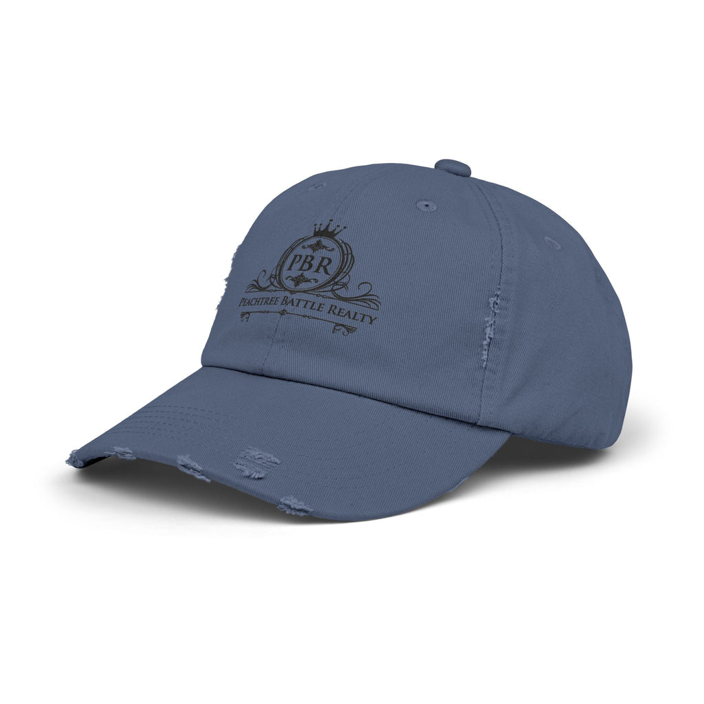 Distressed Baseball Cap — Peachtree Battle Realty (PBR) Logo Patch