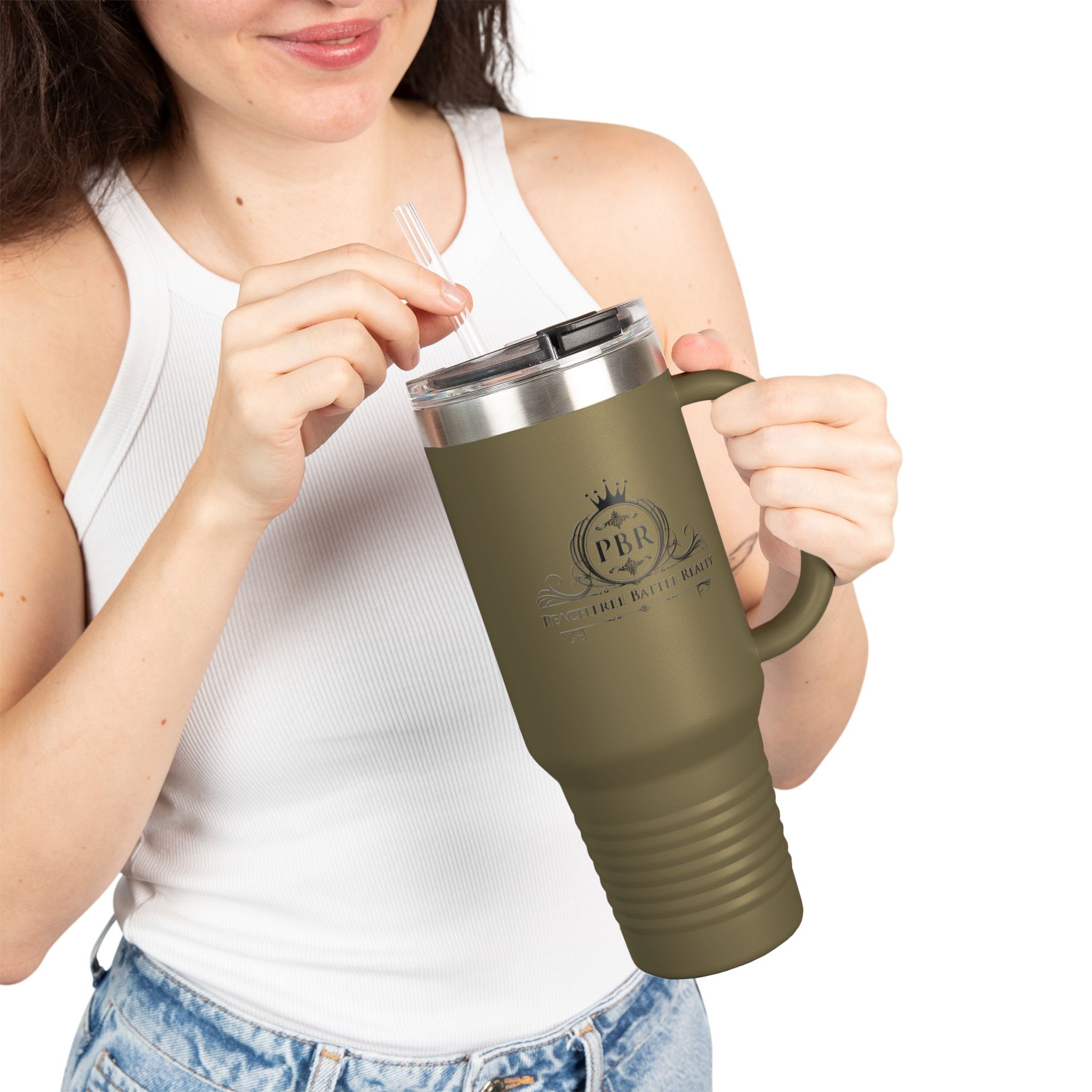 Insulated Travel Mug — PBR Yacht Club Crest 40oz Stainless Tumbler